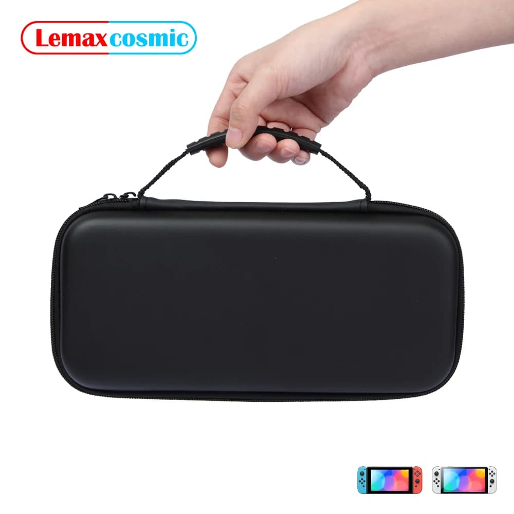 Custodia da trasporto portatile per console Custodia protettiva con cerniera Custodia protettiva Borsa di stoccaggio portatile per Nintendo Switch OLED NS