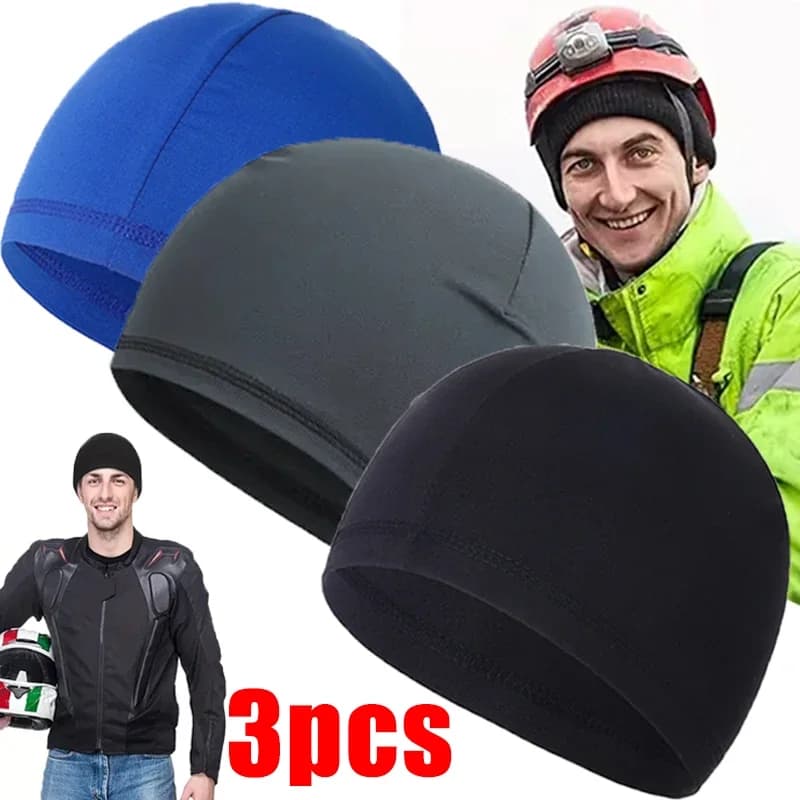 1/3 pieces cycling cap for helmet fast drying sport hat anti- UV anti-sudore bike riding bicycle hat cycling cap inside unisex