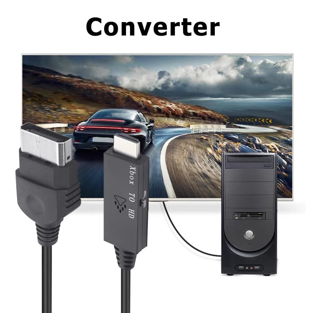 HD cable for Xbox Plug and Play, HD Video Cable Compatible with HDMI, Supports 408P/1080P/720P, Adapter for Xbox, TV, Monitor, Projector