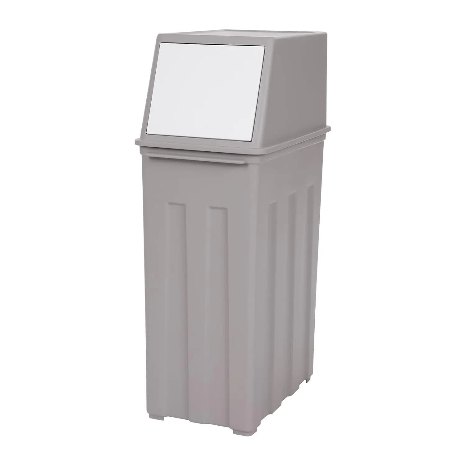 8 Gallon Large Capacity Trash Can, Slim Trash Can with Lid, 7.5 x 12 x 25in Tall & Narrow Rubbish Bin, Plastic, Customized