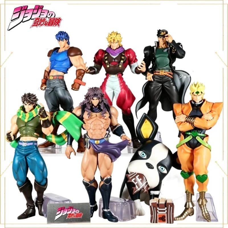 Action Figure da Collezione Ufficiale Bandai di Kujo Jotaro da JoJo's Bizarre Adventure, Modello Altamente Dettagliato