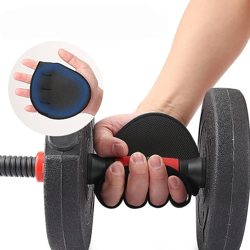 1 paio di guanti da allenamento per sollevamento pesi per uomo e donna, fitness, sport, body building, ginnastica, palestra, protezione per mani, polsi e palmo