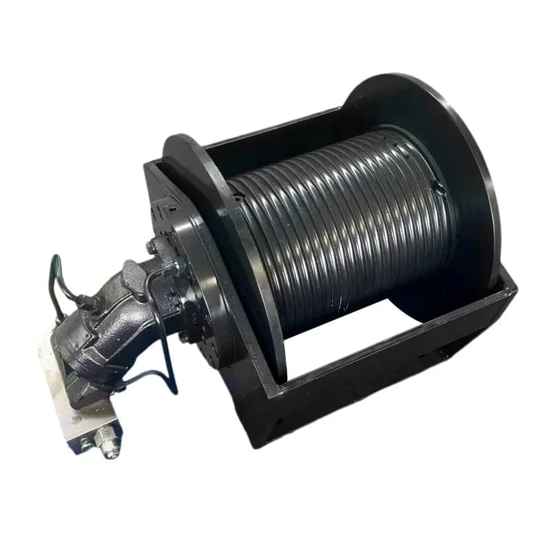 Verricello elettrico con frizione a corda per gru marine/tractor/camion da 10 tonnellate Verricello con ancoraggio idraulico da 8 tonnellate