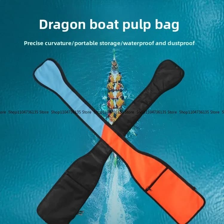 Borsa per pagaia, copertura per pagaia per kayak Custodia in tessuto Oxford in fibra di carbonio, borsa portatile Copertura per pagaia per barca drago