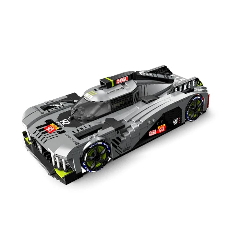 Hot Selling 16-Grid Gray Endurance Supercar Building Blocks, DIY Assembled Racing Car Model, Adult Toy Gift 1028PCS