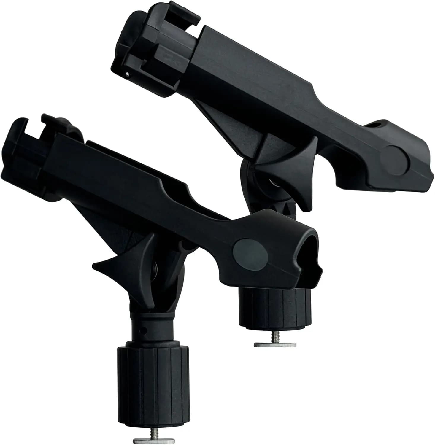 Pack of 2 universal fishing rod holders with T-shaped mounting for kayak, canoe, boat