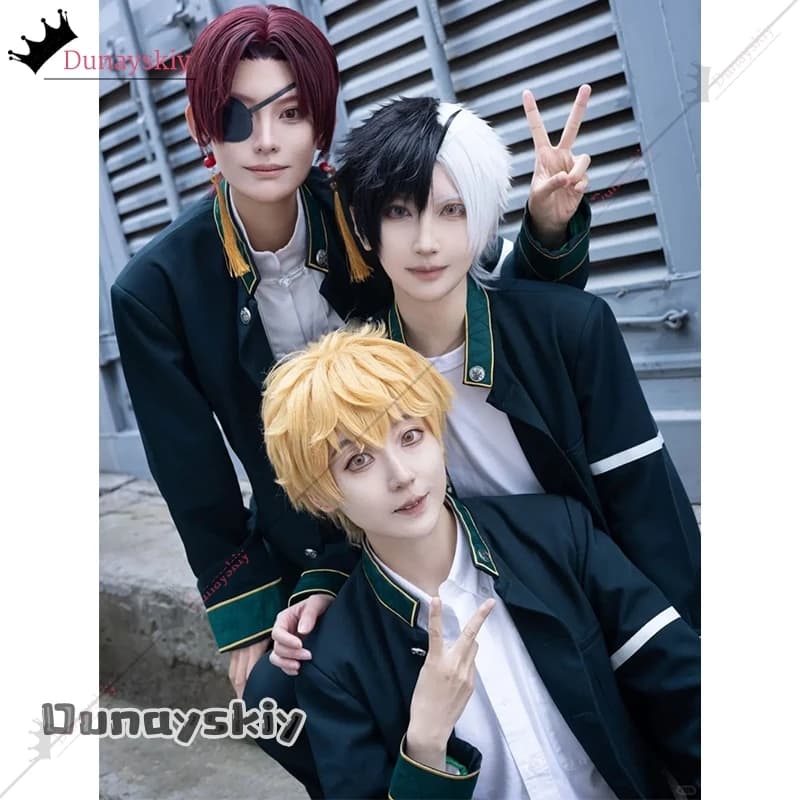 YiNuo*/Costume Cosplay Anime Uniforme Scolastica per Comic Con Hayato Suo/Hajime Umemiya/Haruka Sakura/Kyotaro Sugishita Travestimento
