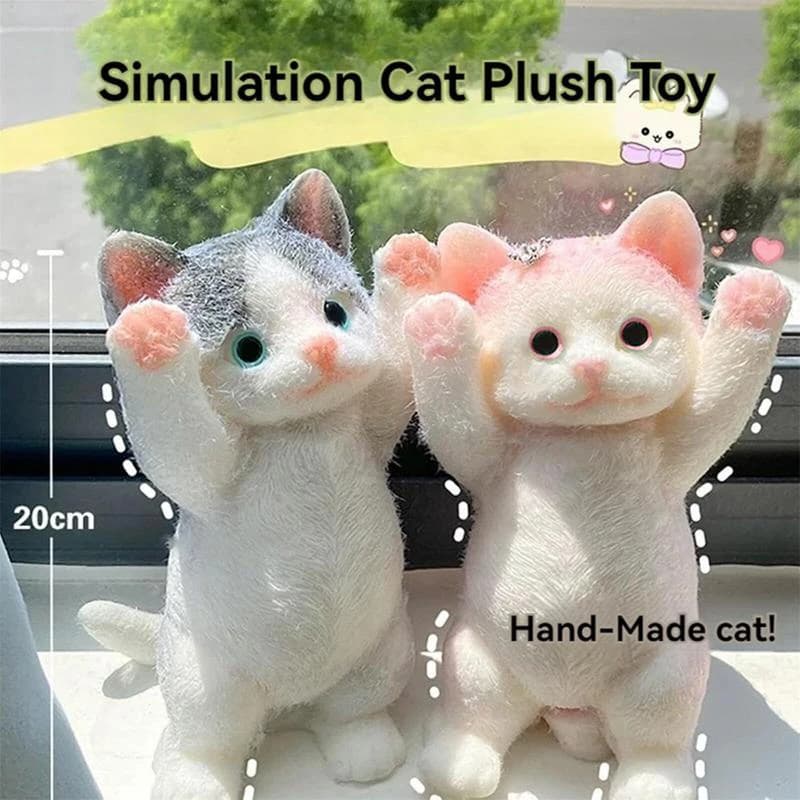✰ ✪ Giocattolo Antistress a Forma di Gatto Gigante in Silicone, Morbido e Fatto a Mano, Regalo per Alleviare lo Stress