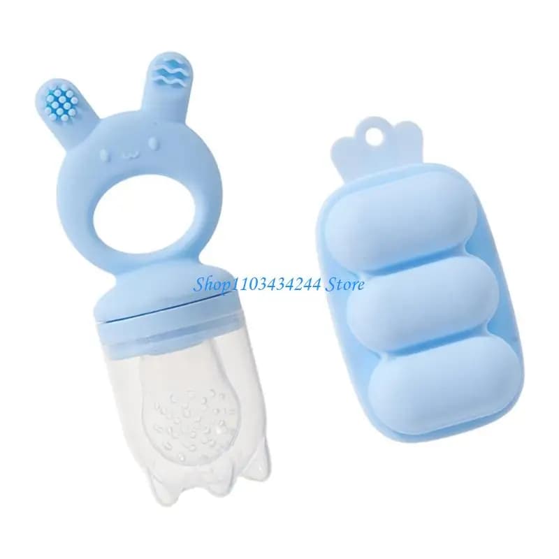 Frutta infantile e verdure per bambini teether e vassoio per ghiaccio per prelibatezze da pulire latte materno
