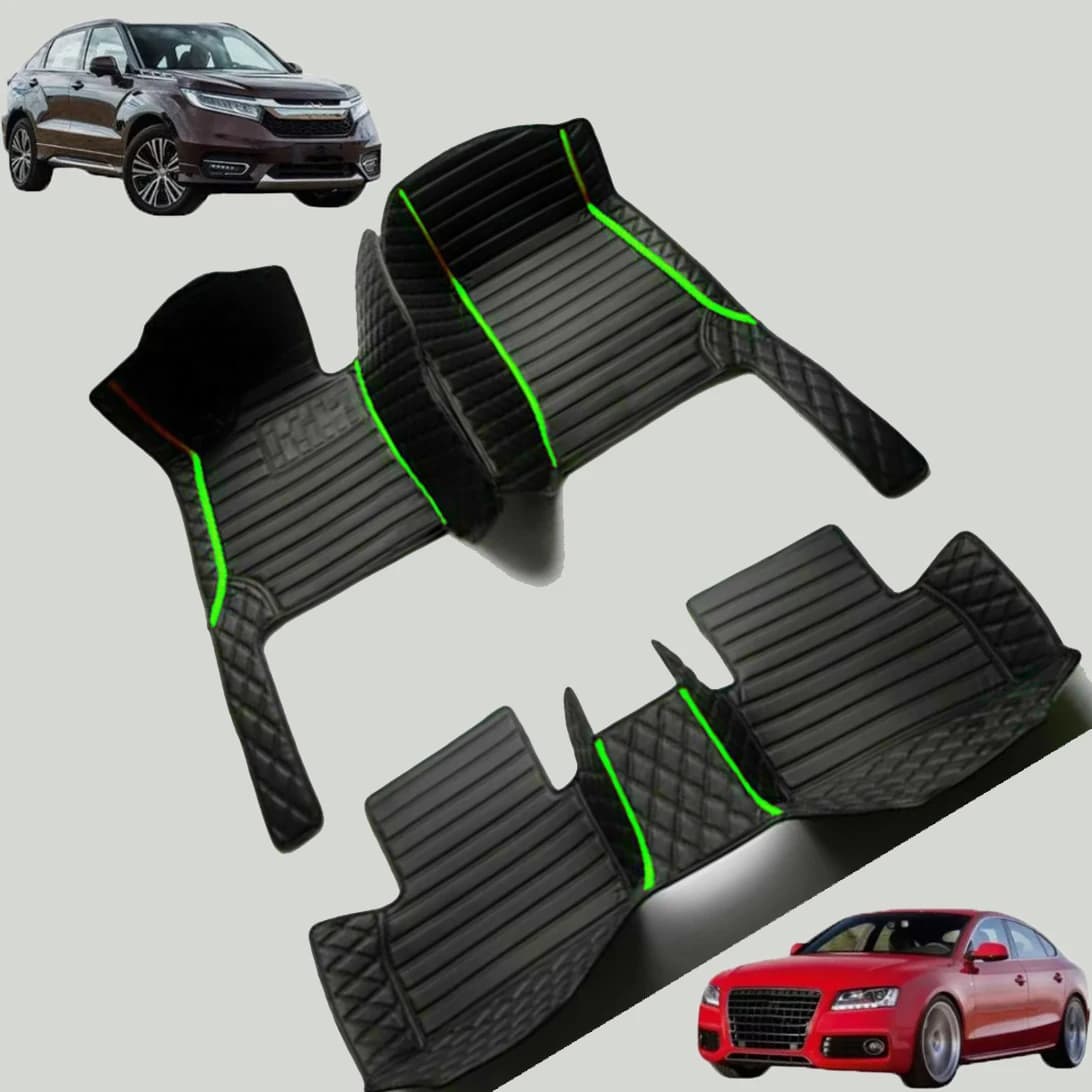 PU-leather waterproof Custom Car Floor Mats For Honda HR-V HRV Auto Carpets Foot Coche Accessories
