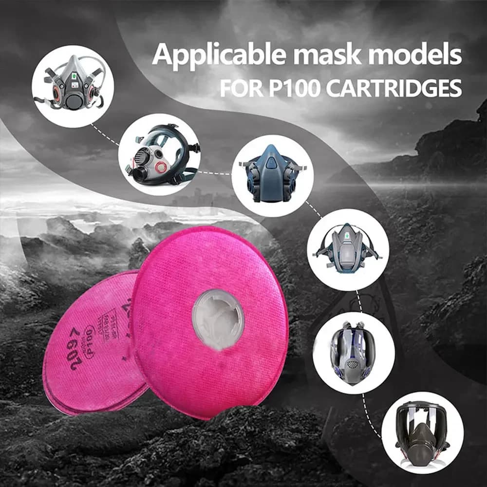 Anti-dust industry 2091/2097 P100 particle filter for 6800 7502 6200 FF402 series anti-gas mask anti-dust spray breathing paint