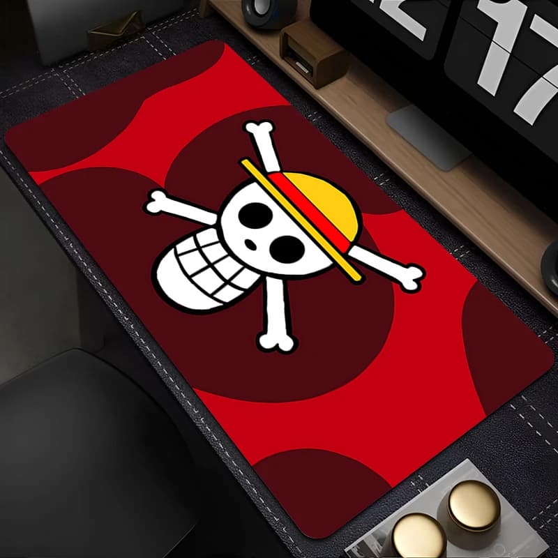 Tappetino per mouse grande 90x40 cm One Piece Luffy Anime Gamer Computer HD Mousepad Accessori da gioco Tablet Varmilo Tappetino per tastiera Mausepad