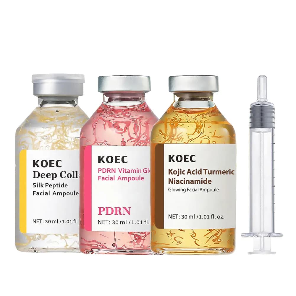 Siero Essenza al Collagene di Seta Coreano, Crema Viso Rivitalizzante Intensiva ai Peptidi, Rassodante e Liftante per la Cura della Pelle 30ml