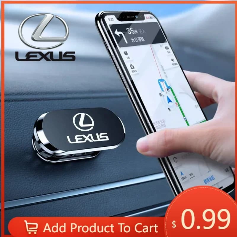 Adesivi per interni in metallo, supporto magnetico resistente per cellulare da auto, staffa magnetica per Lexus RX300 RX450 EX300h IS200 IS250 IS300 GS