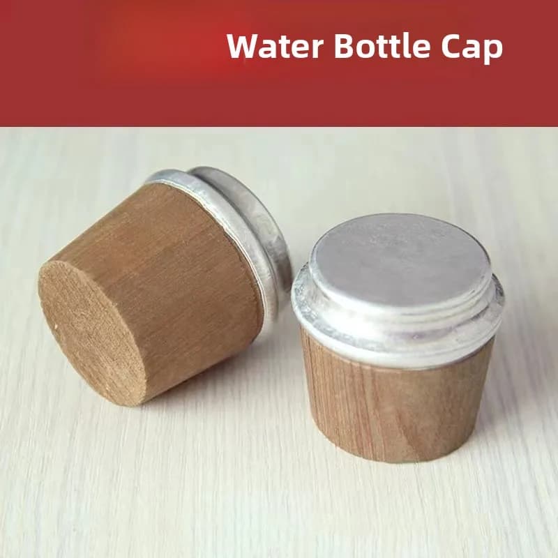 Coperchio Tradizionale in Legno per Bollitore, Bottiglia per Acqua Calda, Adatto Universalmente per Uso Domestico, Tappo per Pentola dell'Acqua Calda