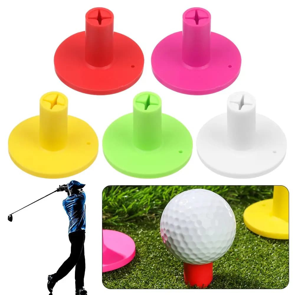 1 pz gomma Golf Tees Golf Ball Tees Holder durevole Golf Mat Training Practice accessori