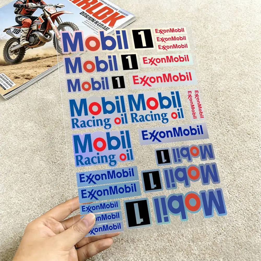 Reflective Vinyl Motorcycle Stickers Waterproof Laser For MOBIL, Decalcomanie for Motorcycle Helmet, Fuel Tank, Bike