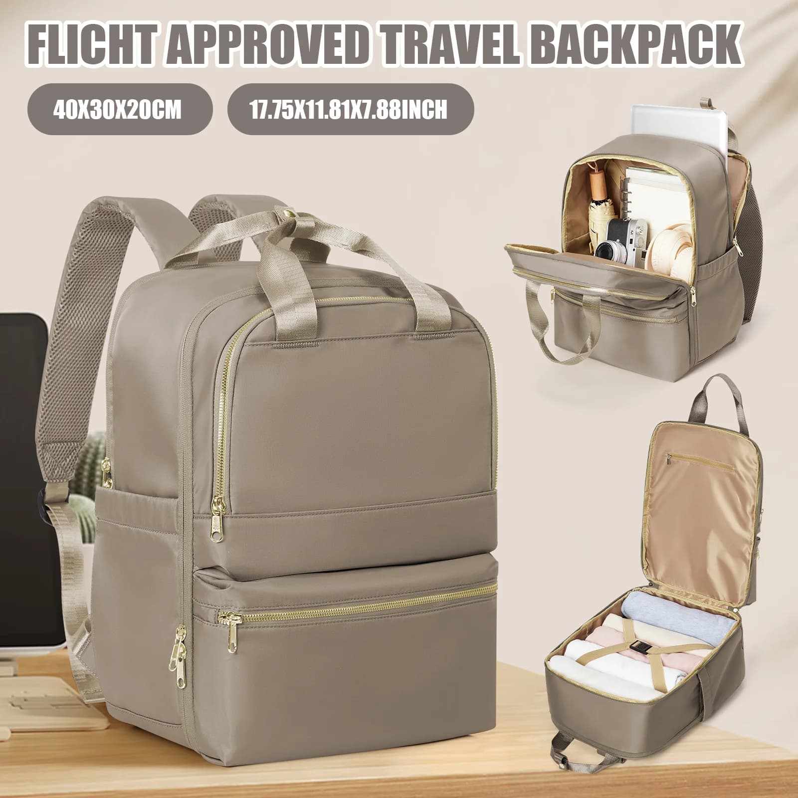 Ryanair 40x30x20 Women's Travel Backpack, Directional Backpack For Teacher School Bag for Laptop Backpack For Couple Fashion Trendy Women's Bag