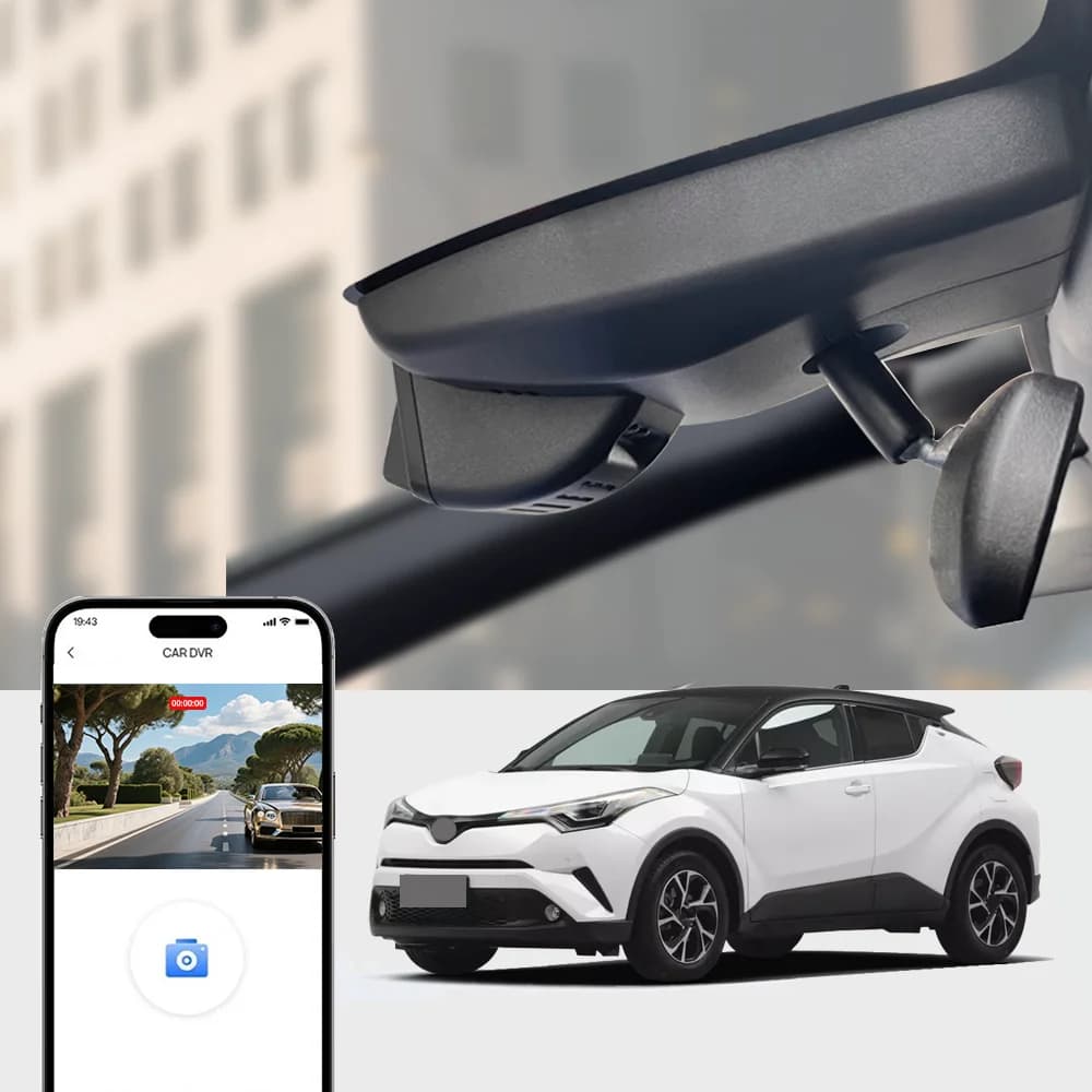 4K HD 2160P WIFi Auto DVR Video Recorder Dash Cam For Toyota C-HR CHR IZOA 2018 2019 2020 ~ 2023 DashCam Devices Accessories