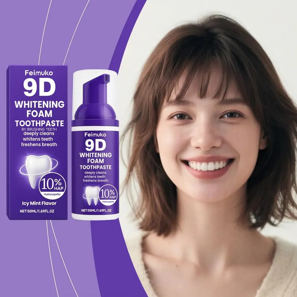 Teeth Whitening Mousse Foam Refreshing Breath Deep Cleaning Toothpaste,Fresh Breath,Mousse Whitening Toothpaste Foam Oral Care
