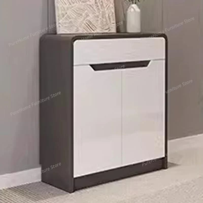 Mobiletto Portascarpe Moderno, Organizzatore per Soggiorno, Espositore per Scarpe, Scaffale Designer, Arredamento per Calzolai
