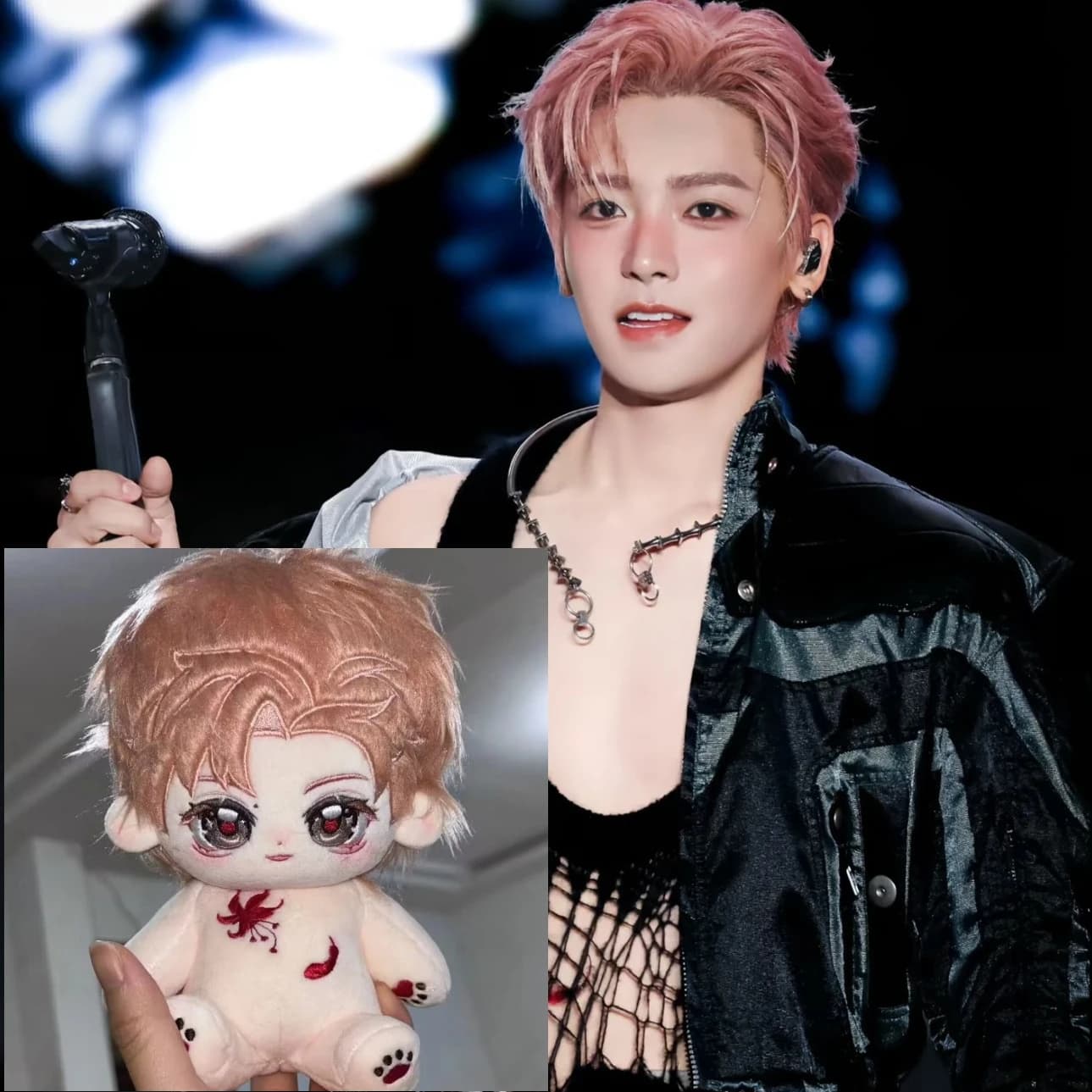 Prima uscita della bambola in cotone da 20 cm di Hou Minghao, nuovo stile, bambola doujin di celebrità, regalo per ragazze