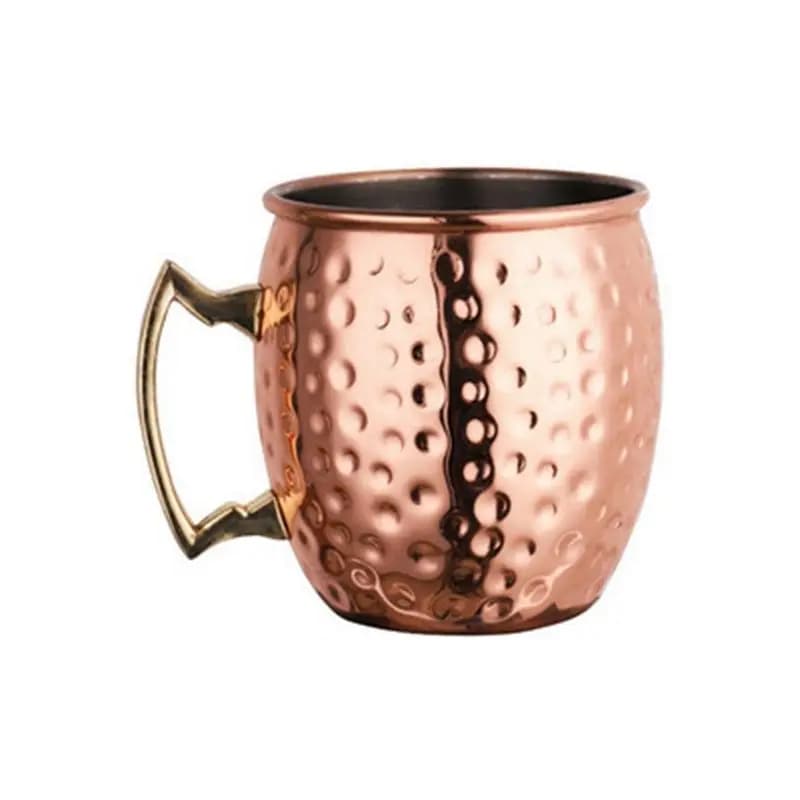 AEE4-Moscow Mule Cup Tazza da cocktail in acciaio inossidabile Tazza da birra