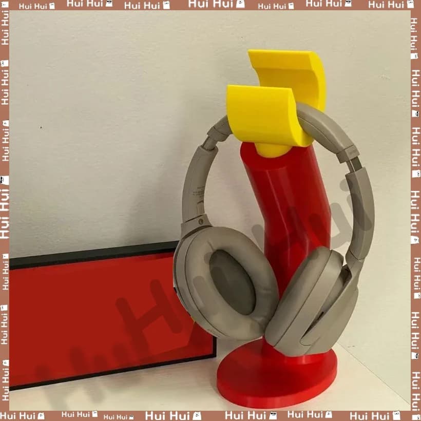 3D Printed Arm Shaped Headphone Stand Creative Desktop Organizer Headset Holder Desk Decor For Gaming Office