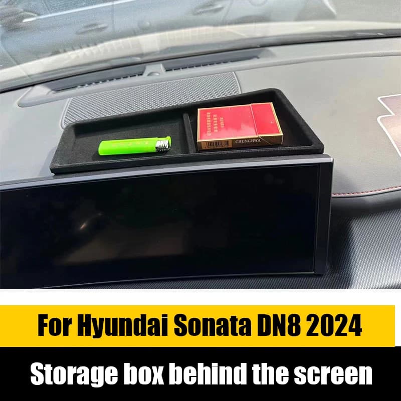 For Hyundai Sonata DN8 2024 Car center console screen box holders rear car box