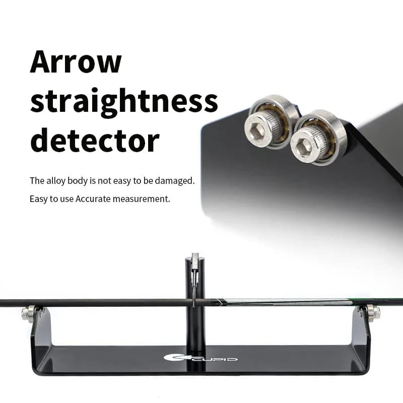 Bow and Arrow Straightness Detector Alloy Arrow Spine Tester Simple and Convenient Outdoor Hunting Shooting Archery Accessories