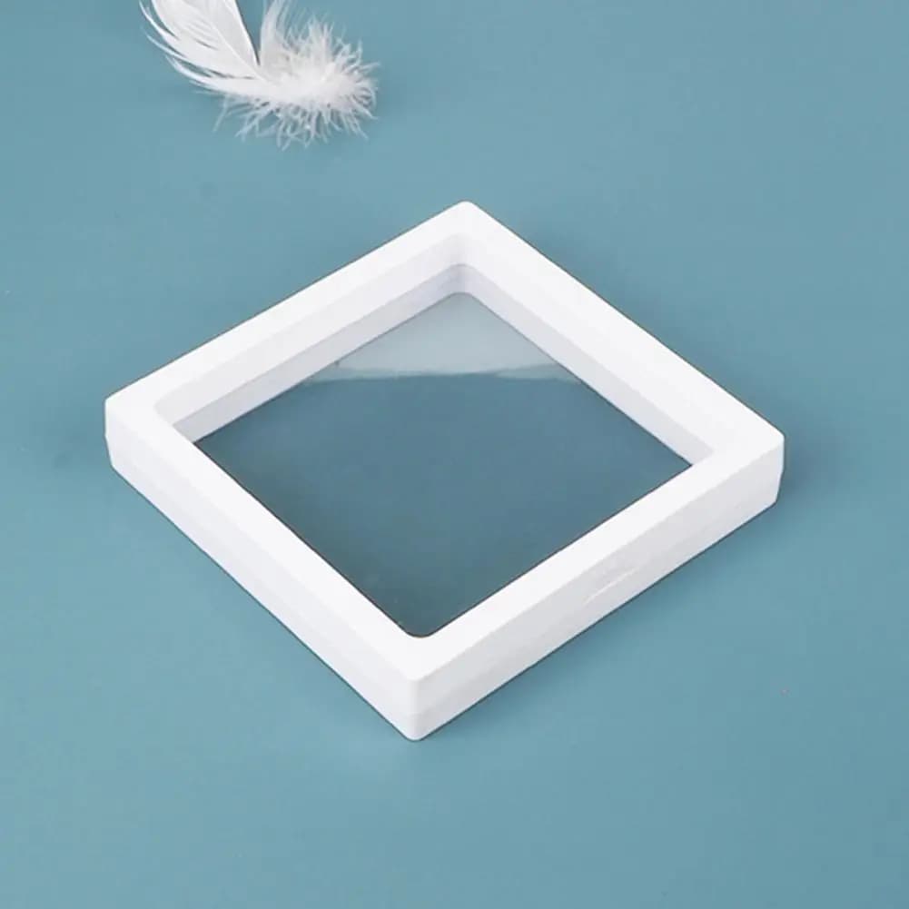 Coin Display Case 3pcs Jewelry Storage Boxes Set Unbreakable Pe Film Display Cases for Necklace Bracelet Ring Multifunctional