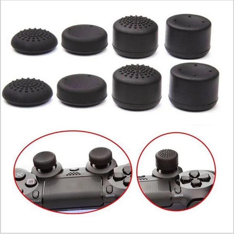 8 pezzi universali in Silicone Analog Stick Grip Caps per PS4 PS5 Switch Pro Xbox Controller Joystick Gamepad Thumb Grips accessori