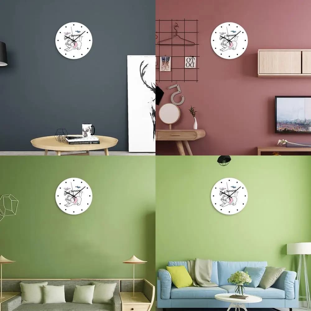 Wall clock for cats, living room, bedroom, sofa, TV, background, wall clock