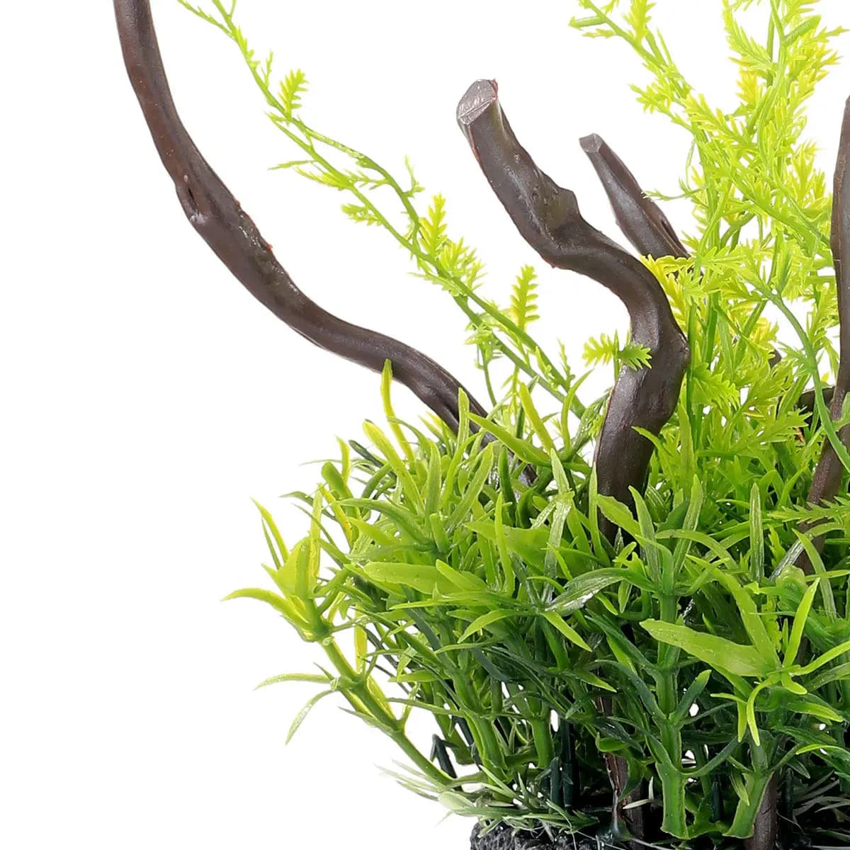 Pianta Artificiale per Acquario, Decorazione Verde per Mini Paesaggi Subacquei, Ornamento Realistico per Acquario, Sicuro per Acqua Dolce