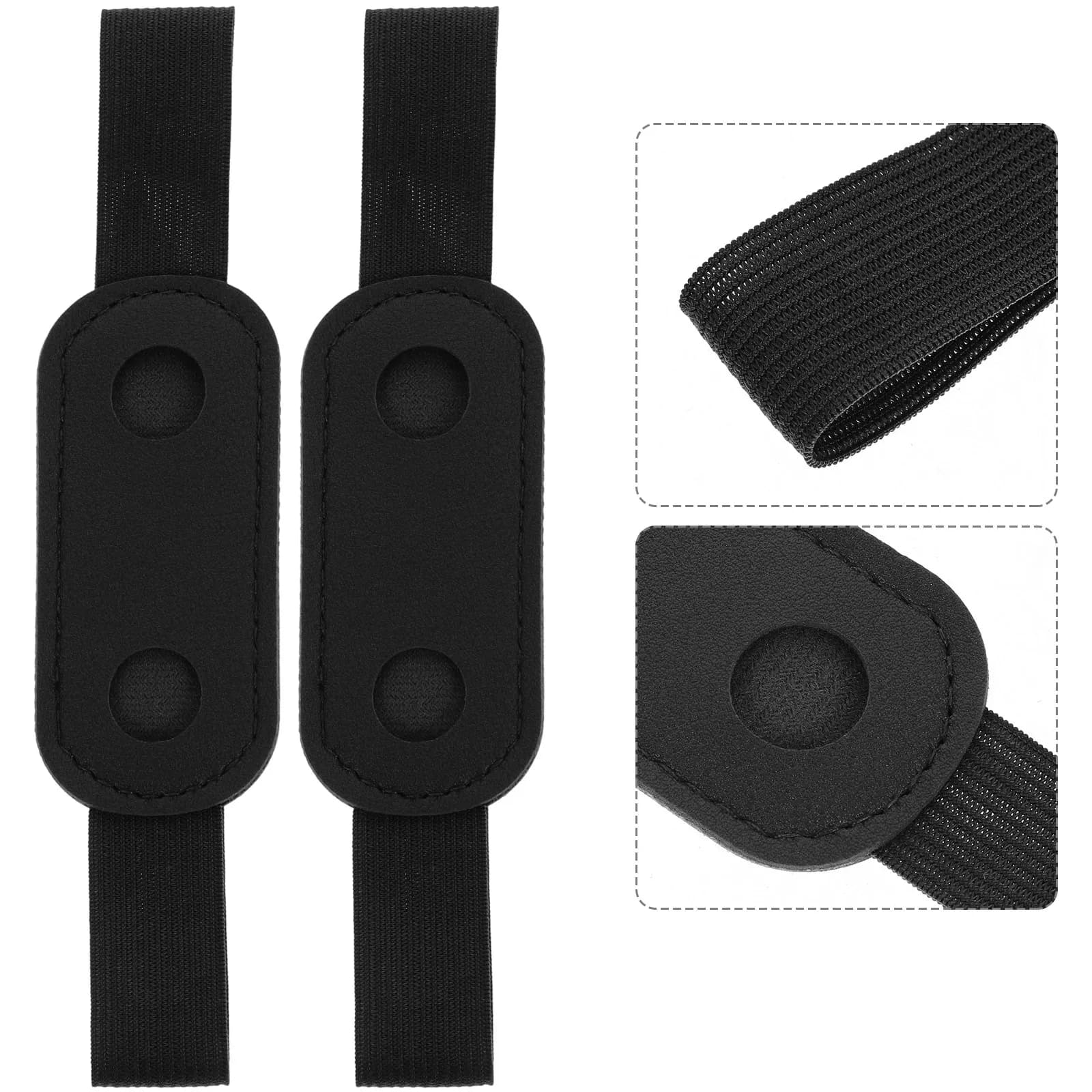 Portapenne elastico da 6 pezzi in PU per quaderni, diari, agende, riunioni, viaggi, portapenne per notebook