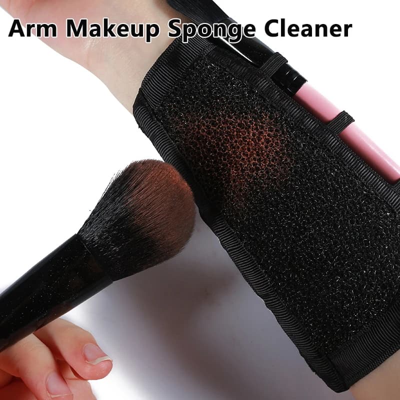1PC spugna creativa per pulizia pennello per trucco spugna per braccio colorato pulizia a secco pennello per ombretto pennello per trucco strumento di commutazione del colore
