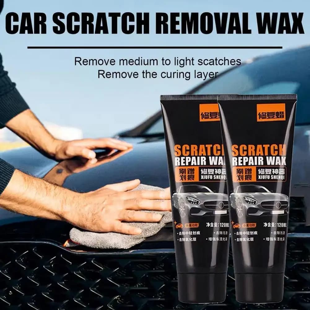 1/3/5 Pezzi Cera per Rimozione Graffi Auto 120ml, Crema Lucidante per Vernice Auto, Rimozione Segni e Rigenerazione