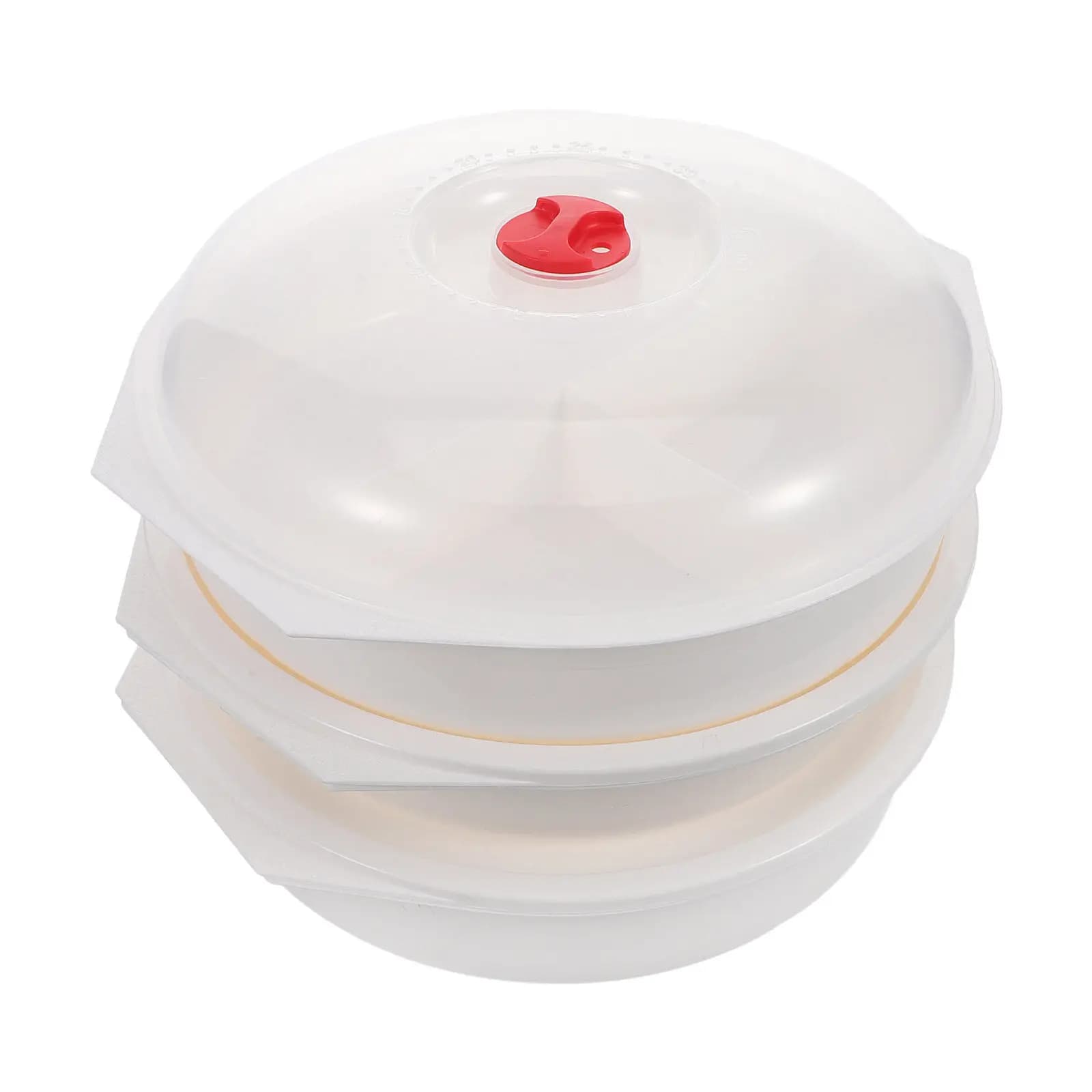 Set di 3 Ciotole per Microonde con Coperchi Ventilati, Contenitori Multiuso per Pranzo, Contenitori Riutilizzabili per Preparazione Pasti per Ufficio e Scuola