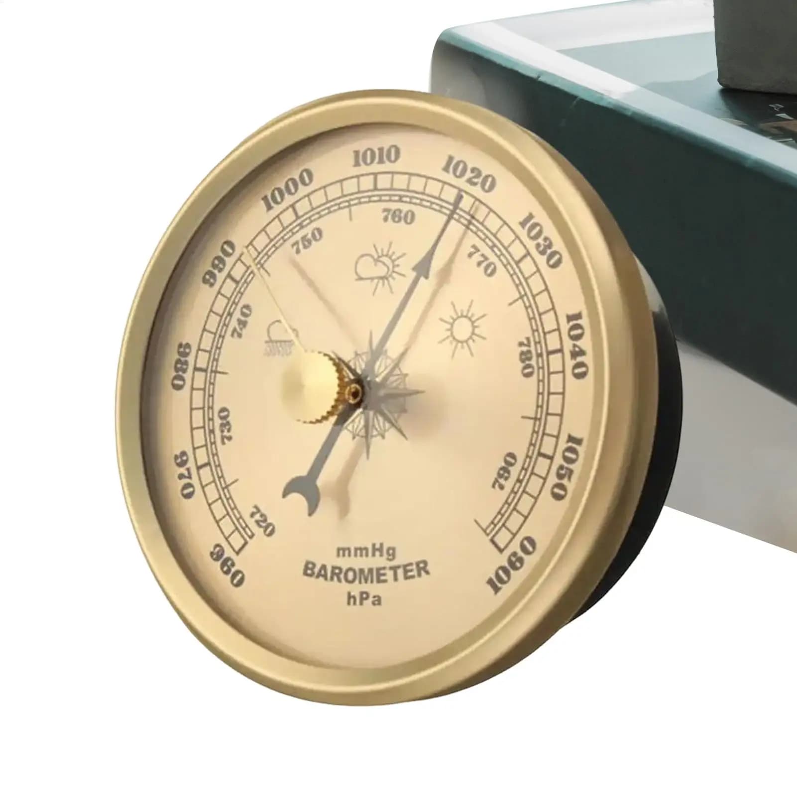 Barometro da pesca, strumento per la previsione del tempo, diametro 70 mm, barometro automatico portatile per barca, accessorio da pesca per esterni
