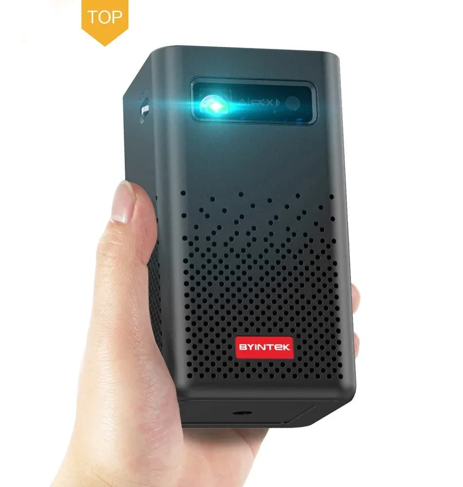 2025BYINTEK P20 4K 3D Android Smart WIFI Pico Mini Pocket Proiettore DLP portatile a LED Home Theater per Smartphone Tablet PC