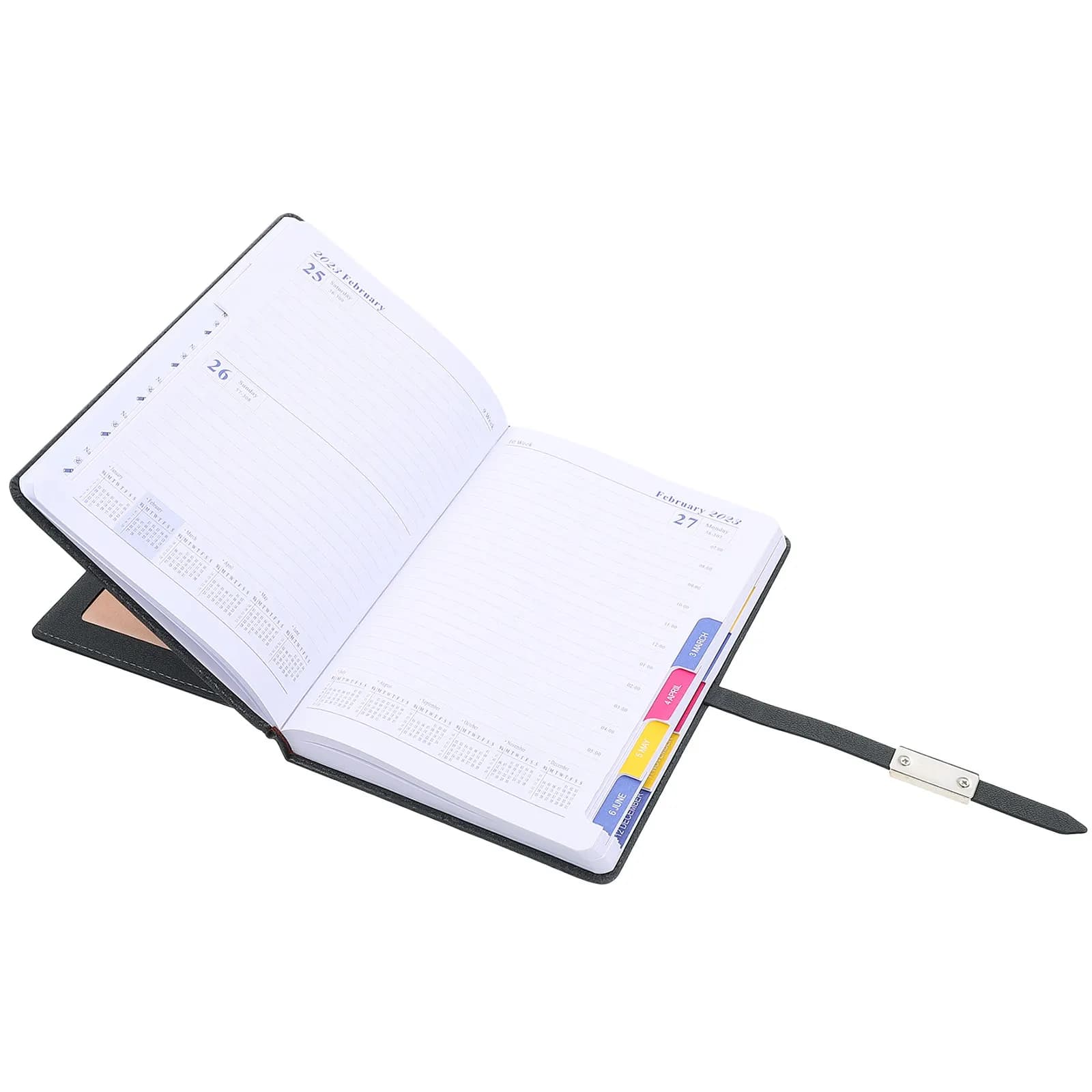 Agenda Personale A5 Leggera e Portatile, Quaderno per Pianificazione Giornaliera, per lo Sviluppo delle Abitudini e l'Attainment degli Obiettivi, Adatto per Scrittura Destra e Sinistra