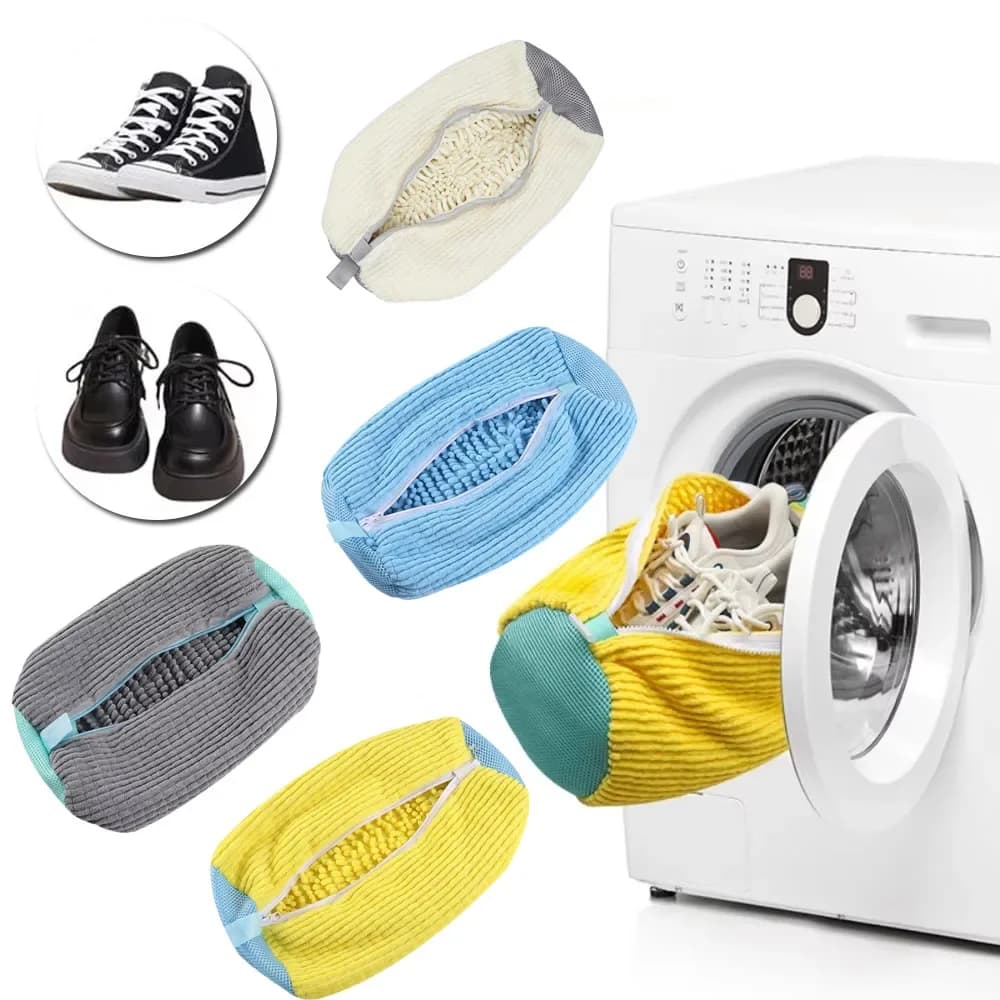 Sacchetto per Lavaggio Scarpe – Borsa per Lavatrice e Asciugatrice per Sneaker, Resistente e Riutilizzabile per Tutte le Scarpe