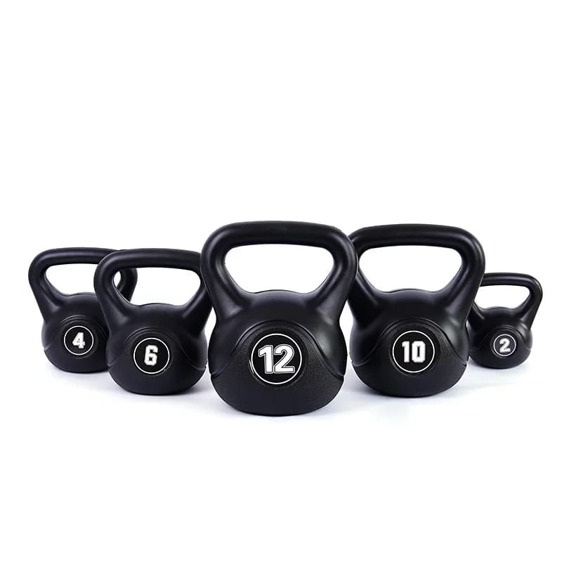 Kettlebell in Cement with Anti-slip Grip for Strength Training and Body Building
