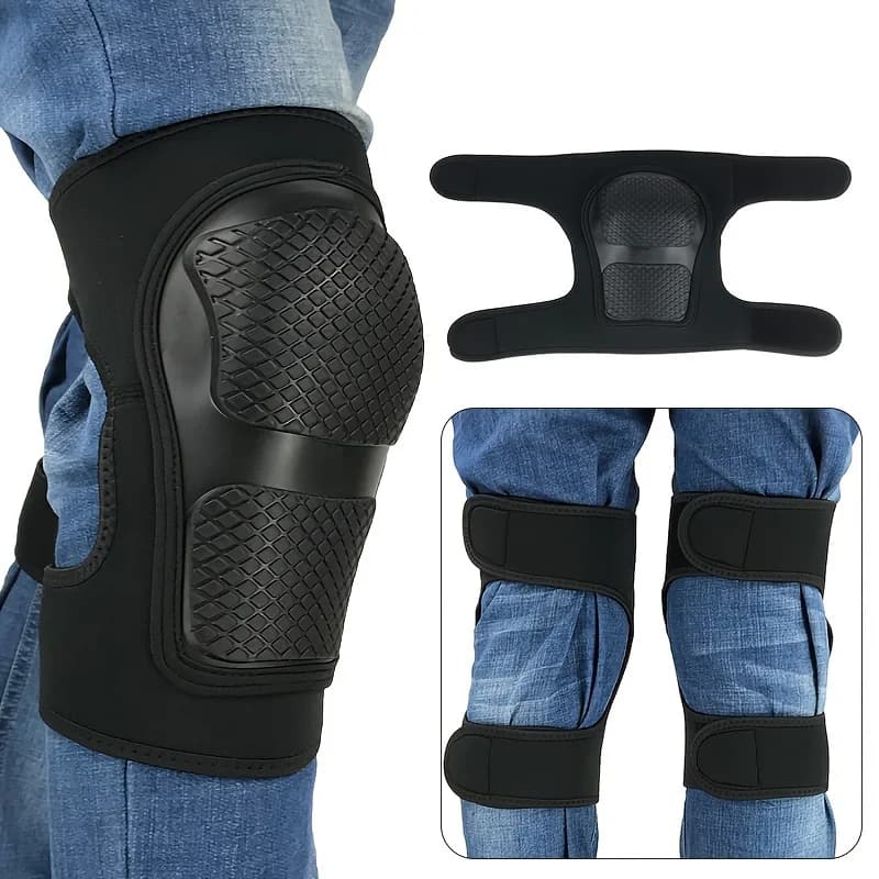 2 Pieces - Adjustable Knee Pads - Knee Supports for Men and Women, Suitable for Kneeling, Cycling, Roller Skating