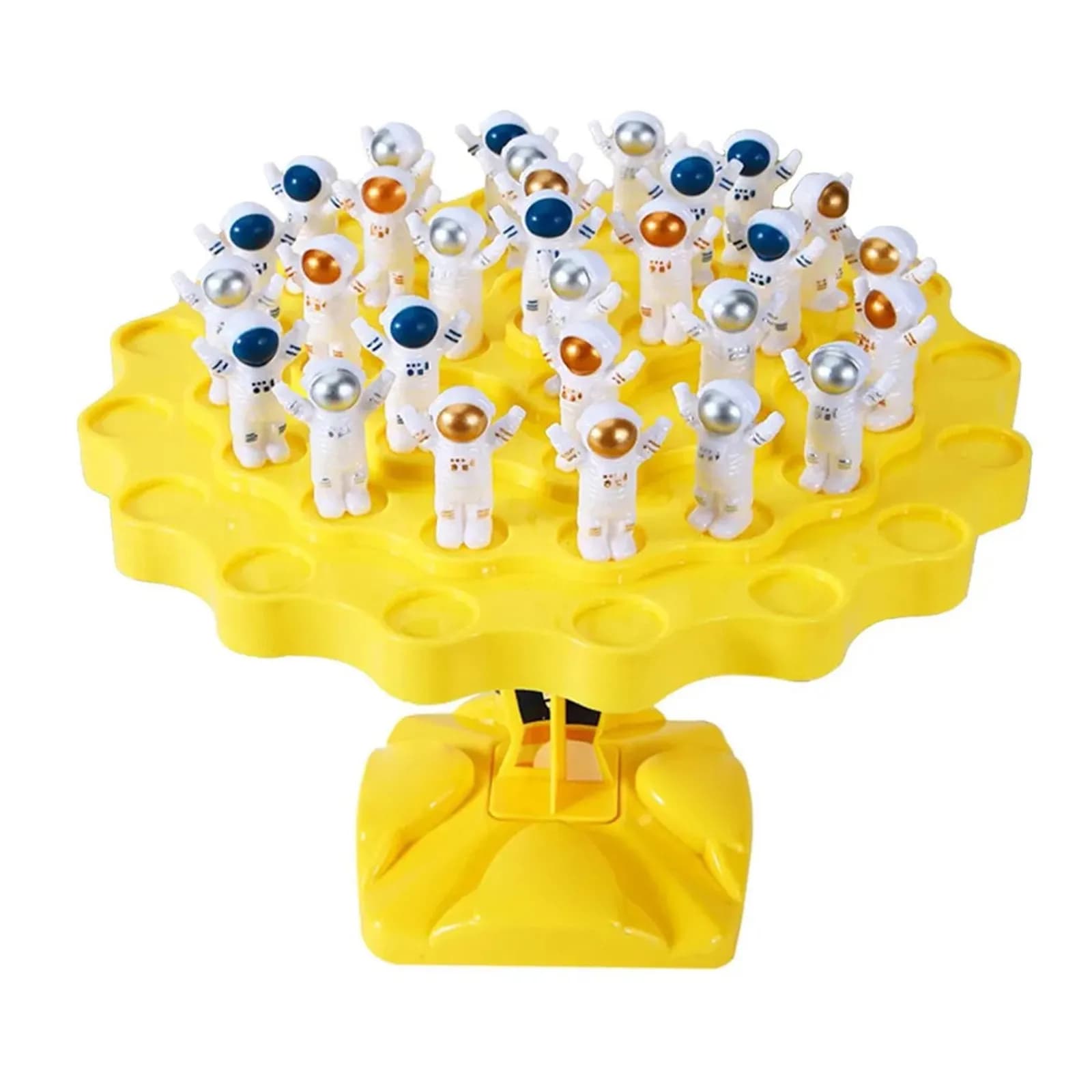 Giocattolo per percezione dell'equilibrio per bambini Giochi per l'equilibrio dell'astronauta Divertenti giocattoli puzzle spaziali per bambini Set di giochi da tavolo impilabili per il tempo libero