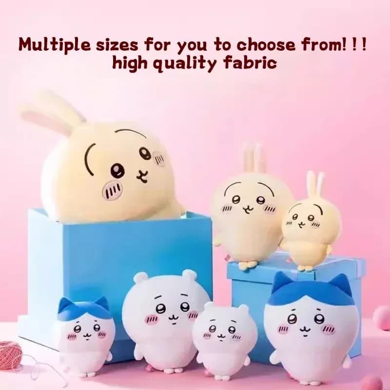 Peluche Gigante Serie Chikawas, Bambola di Peluche in Piedi, Cartone Animato Carino, Giocattolo di Peluche Hachiware di Alta Qualità, Regalo Kawaii Usagi