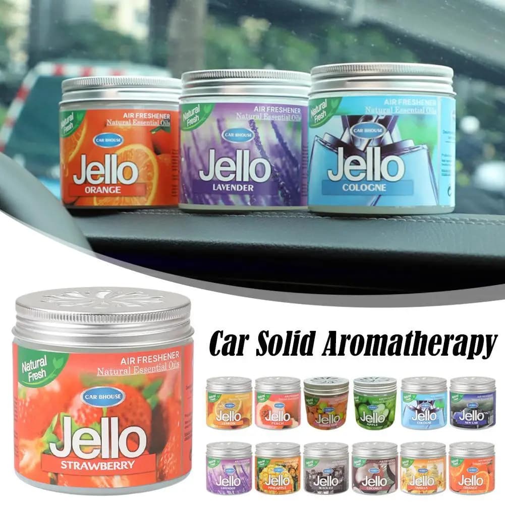 Car perfume JELLO Car Solid aromatherapy perfume for auto cross-border car decoration for home creative aromatherapy various perfumes