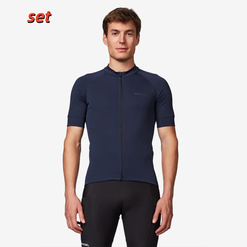 2026 Men's Cycling Jersey set Soft Light Road Bike Jersey suit bib shorts Summer Breathable MTB Maillot Short Sleeve Shirt