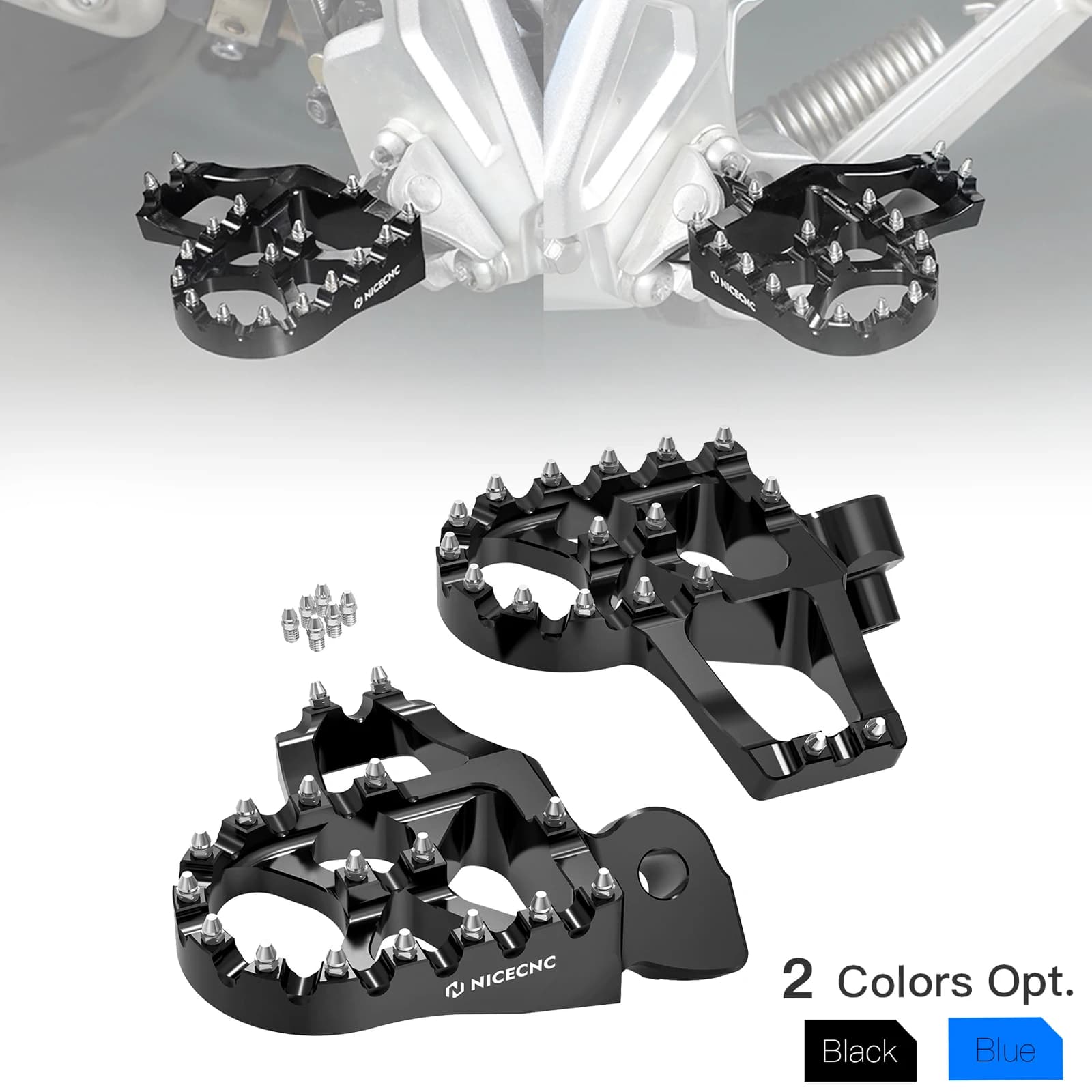For Yamaha Tenere 700 XTZ 700 Tenere 700 Rally Edition 2020-2023 T700 World Raid 2022 Motorcycle Extender Foot Pegs Footrests
