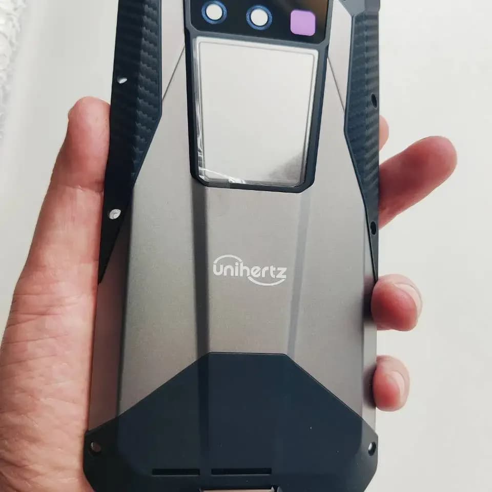 Nuovo per Unihertz Tank 3 8849: Cover Posteriore con Alloggiamento per Fotocamera e Sportello Batteria di Ricambio